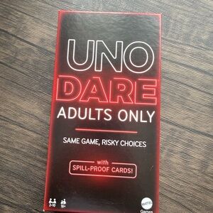 Mattel UNO Dare Adults Only - Bold Black and Red